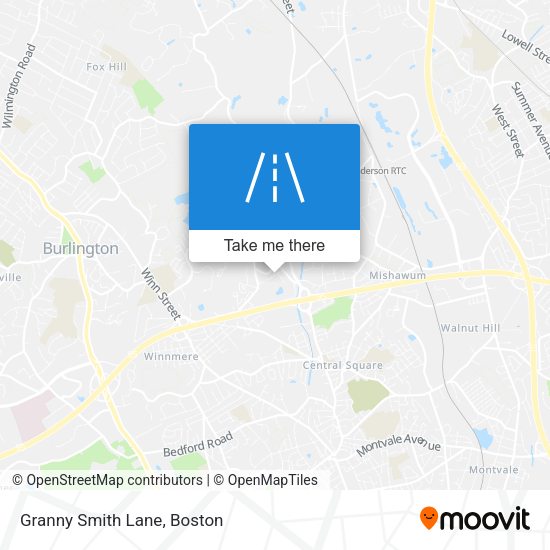 Mapa de Granny Smith Lane