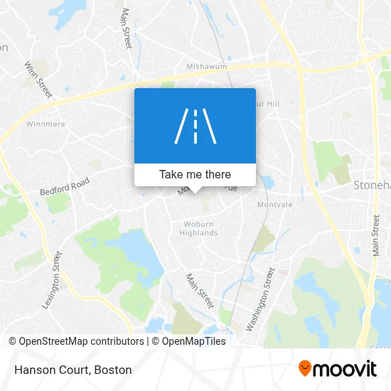 Hanson Court map
