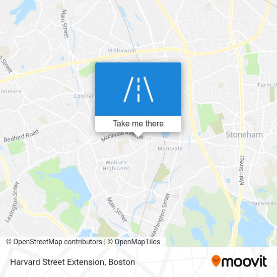 Harvard Street Extension map