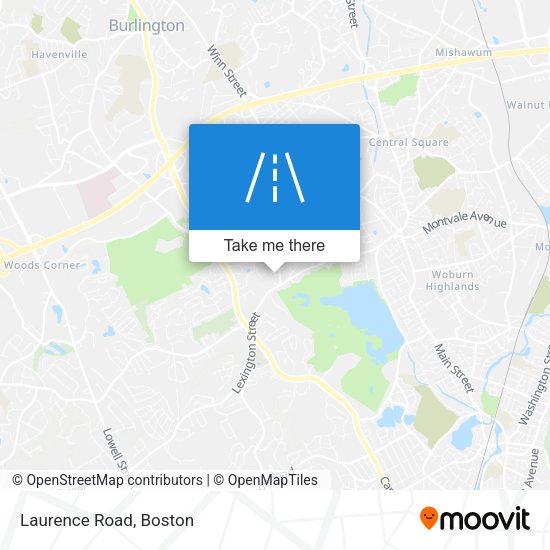 Mapa de Laurence Road