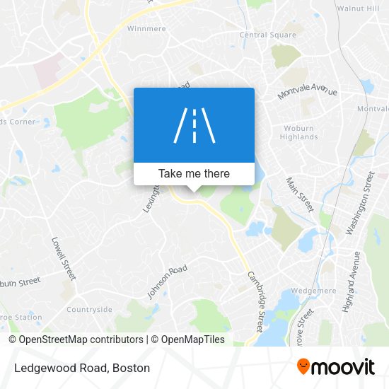 Mapa de Ledgewood Road