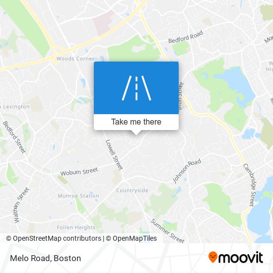 Mapa de Melo Road
