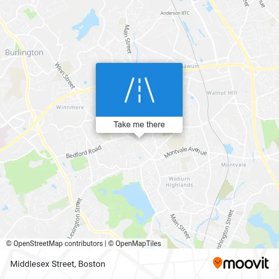 Middlesex Street map