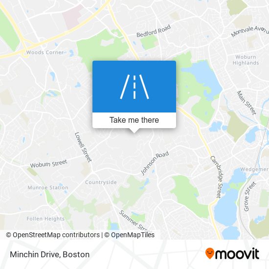 Minchin Drive map