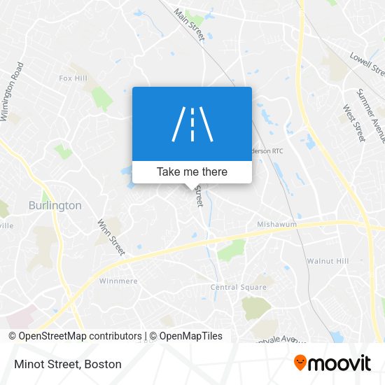 Mapa de Minot Street
