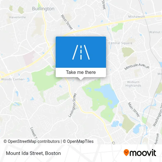 Mount Ida Street map