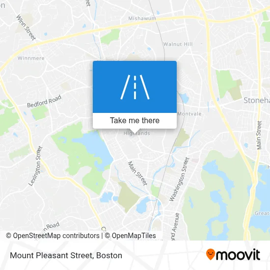 Mount Pleasant Street map