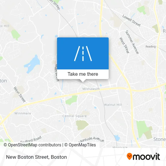 New Boston Street map