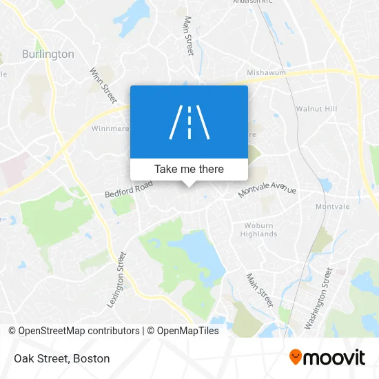 Oak Street map