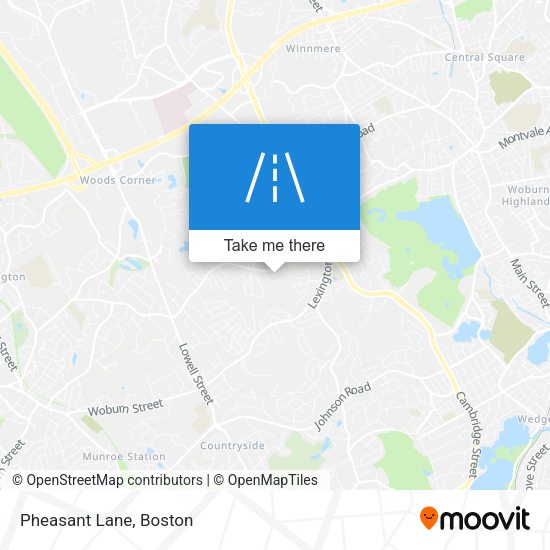 Mapa de Pheasant Lane