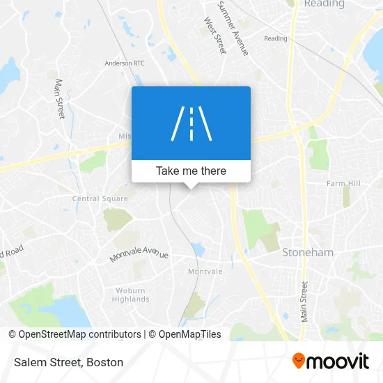Salem Street map
