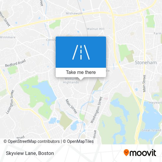 Mapa de Skyview Lane