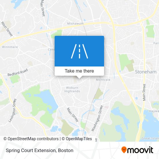 Spring Court Extension map