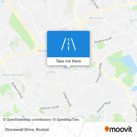 Stonewall Drive map