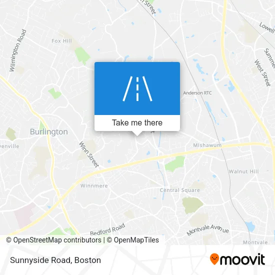 Sunnyside Road map