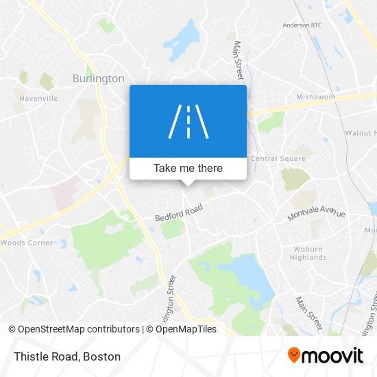 Mapa de Thistle Road