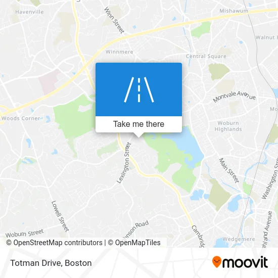 Totman Drive map