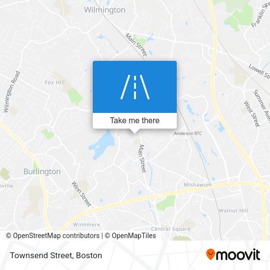 Mapa de Townsend Street