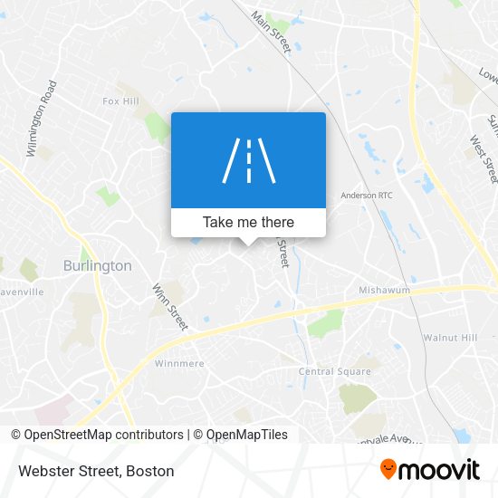 Mapa de Webster Street