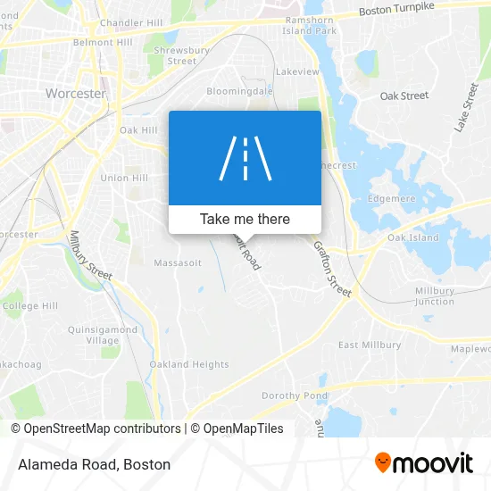 Alameda Road map