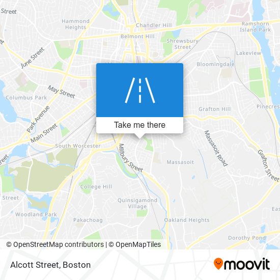 Alcott Street map