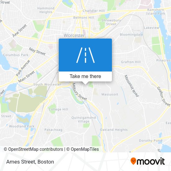 Mapa de Ames Street