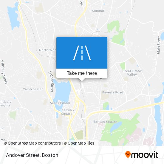Andover Street map
