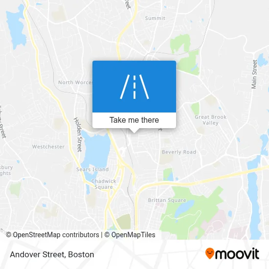 Andover Street map