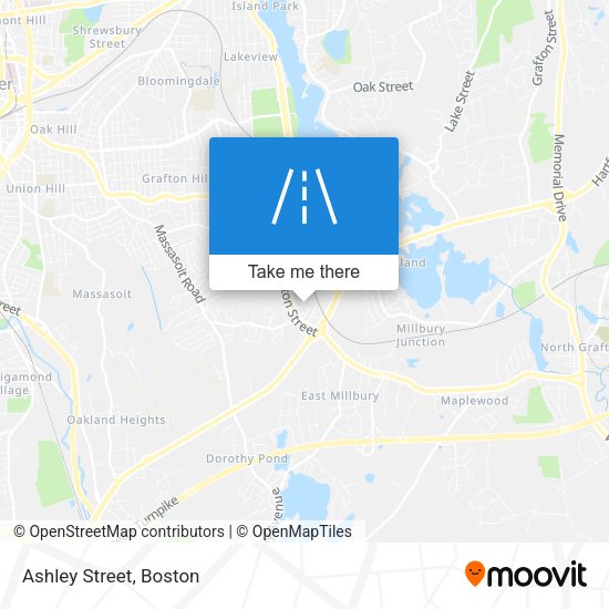 Mapa de Ashley Street