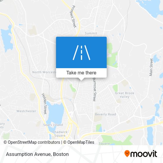 Mapa de Assumption Avenue