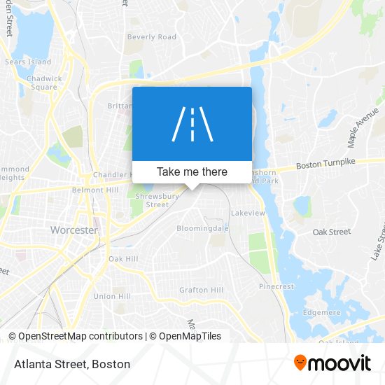 Atlanta Street map