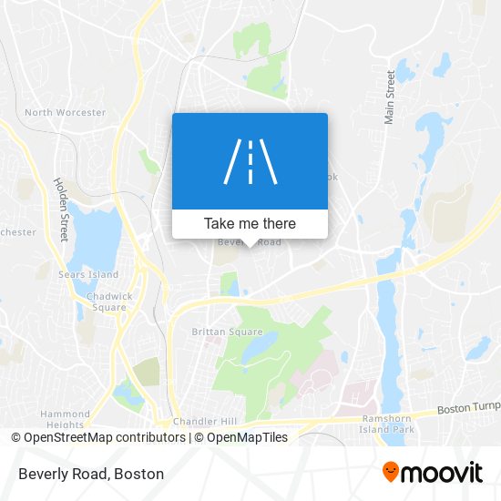 Beverly Road map