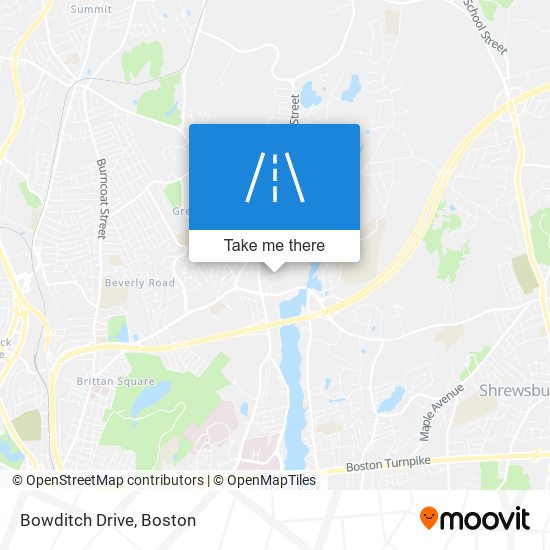 Mapa de Bowditch Drive