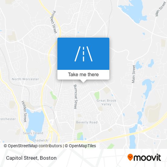 Capitol Street map