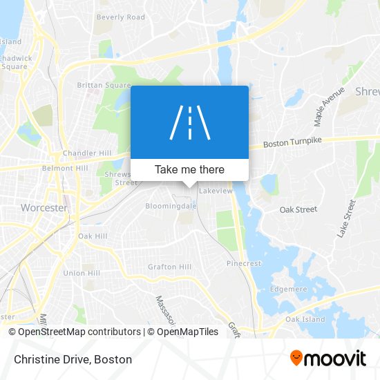 Mapa de Christine Drive