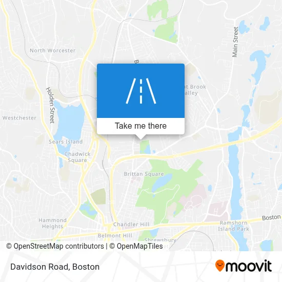 Davidson Road map