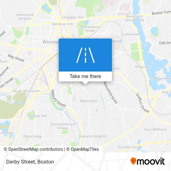 Derby Street map