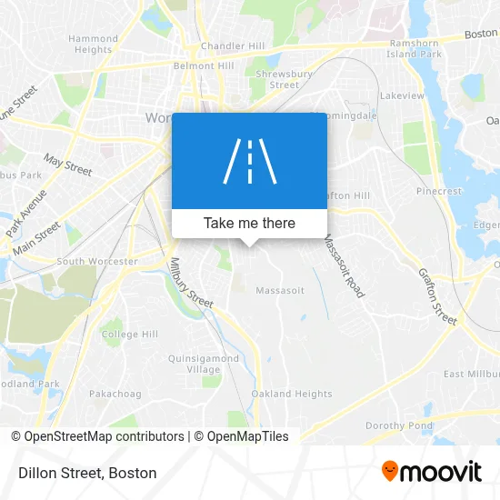 Dillon Street map