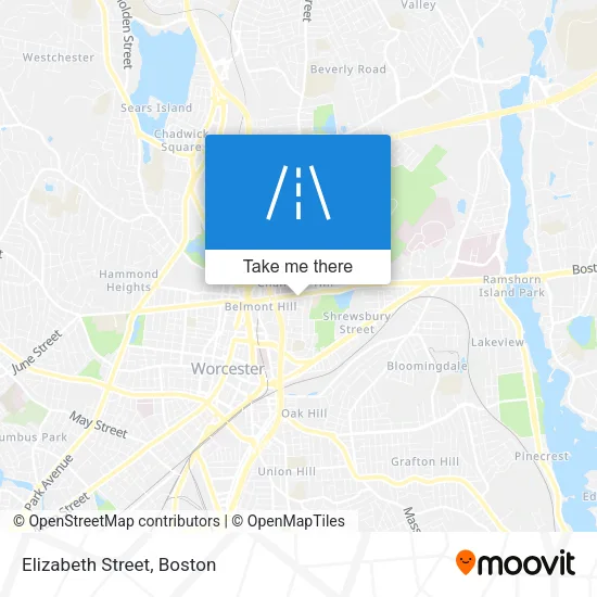 Elizabeth Street map