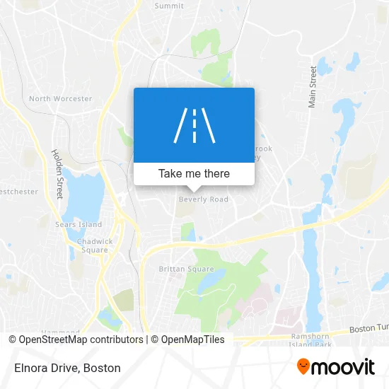 Elnora Drive map