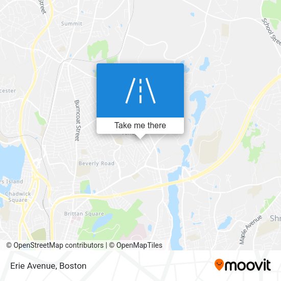Mapa de Erie Avenue