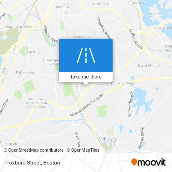 Foxboro Street map