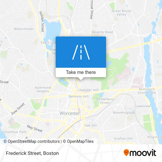 Frederick Street map