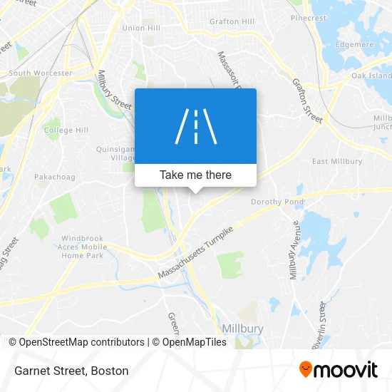 Garnet Street map
