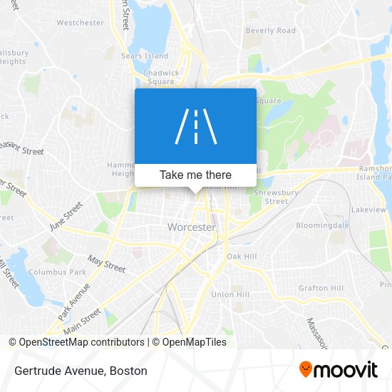 Mapa de Gertrude Avenue