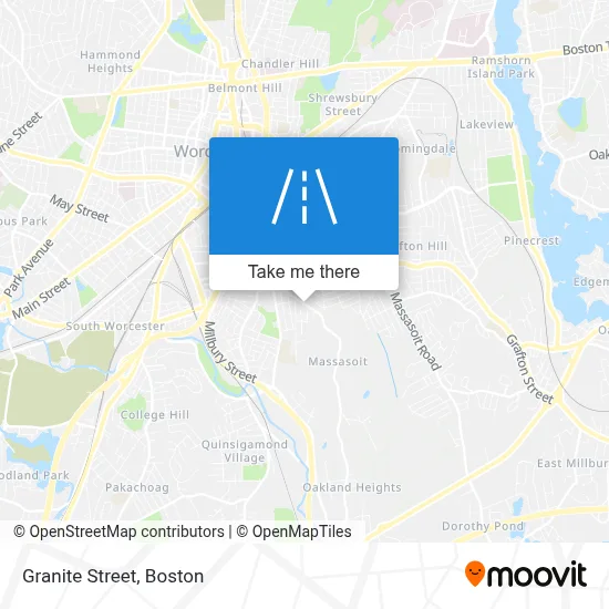 Granite Street map
