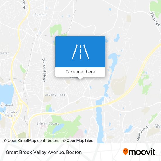 Mapa de Great Brook Valley Avenue