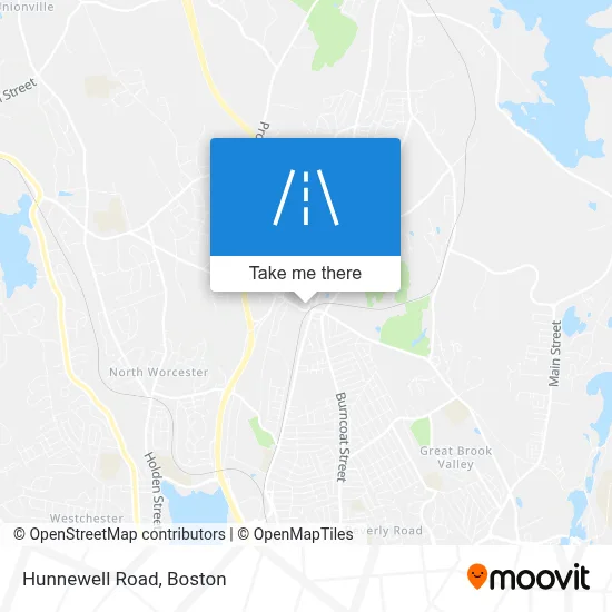 Hunnewell Road map
