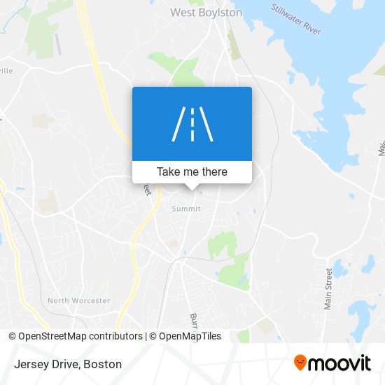 Jersey Drive map