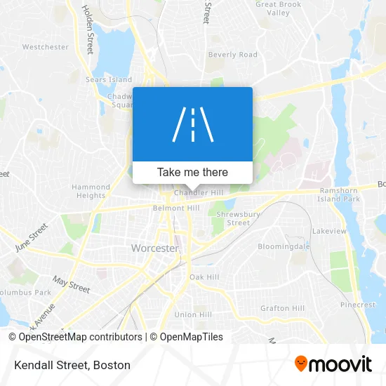 Kendall Street map